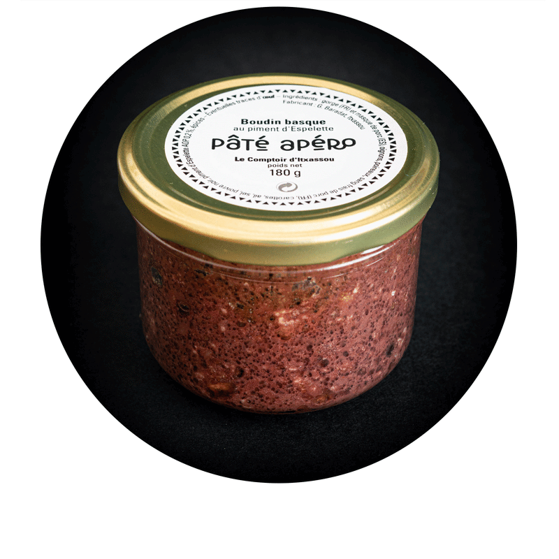 🥘PÂTÉS APÉROS - PÂTÉ BASQUE AU PIMENT D'ESPELETTE (130g)